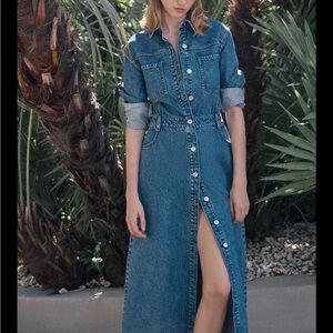 Zara Midi Denim Dress